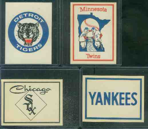 1960 Fleer Team Logo Decals - Chicago White Sox  cards value