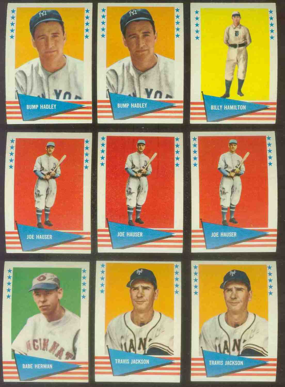 1961 Fleer #112 Billy Hamilton SCARCER HIGH NUMBER  cards value