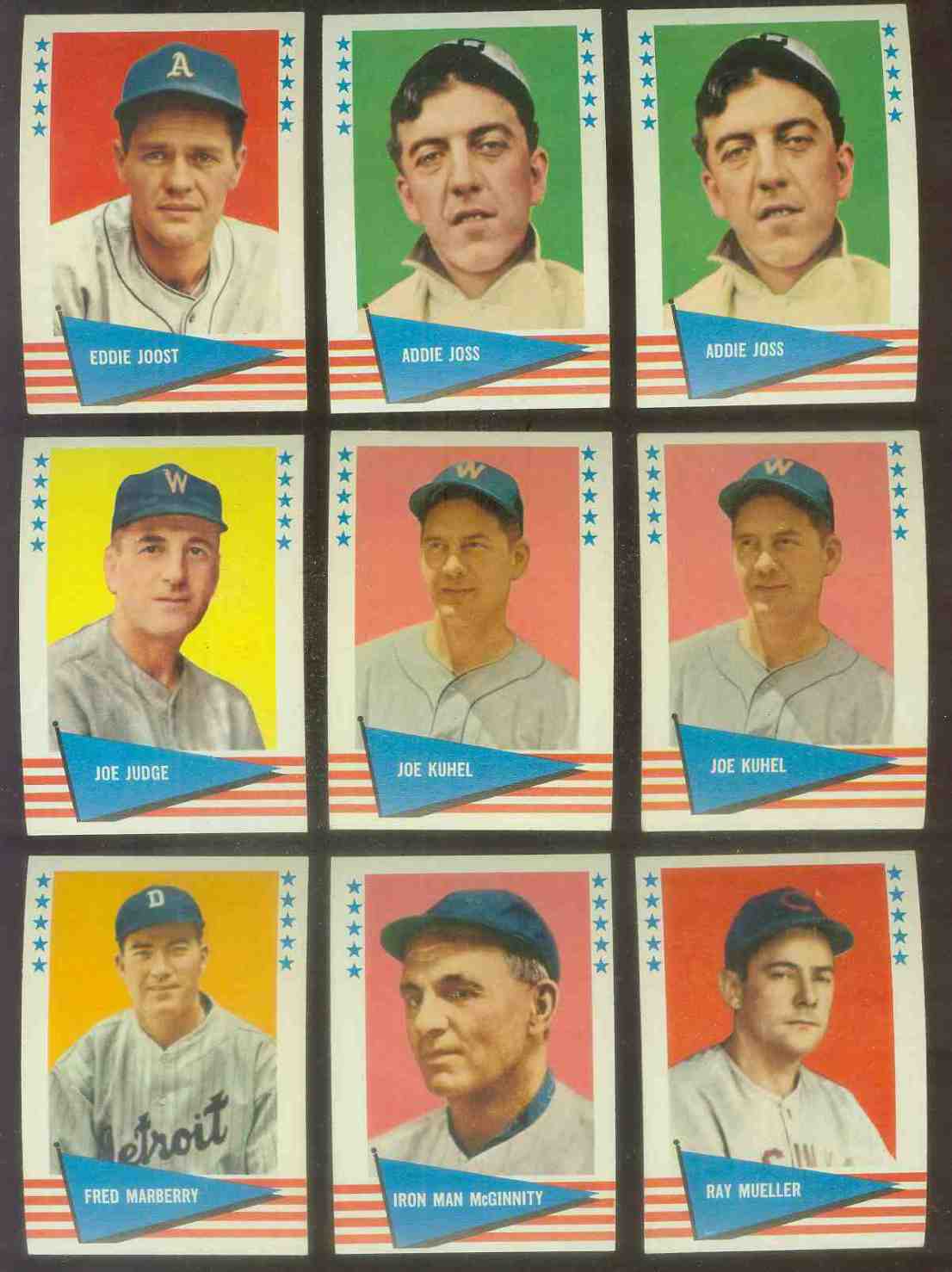 1961 Fleer #126 Joe McGinnity SCARCER HIGH NUMBER  cards value
