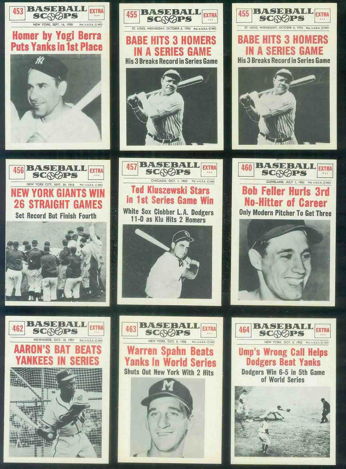 1961 Nu-Card Scoops #455 Babe Ruth (Yankees)  cards value