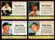 1961 Post - NY Yankees Team L of (4) different w/Yogi Berra ($40 bk)