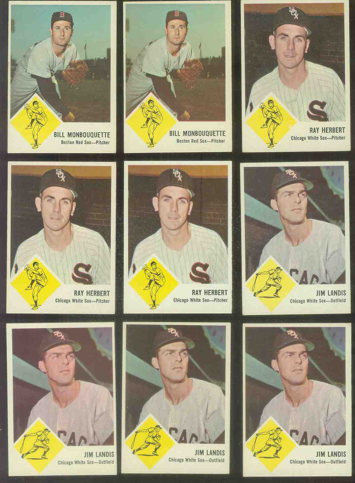 1963 Fleer #10 Jim Landis (White Sox)  cards value