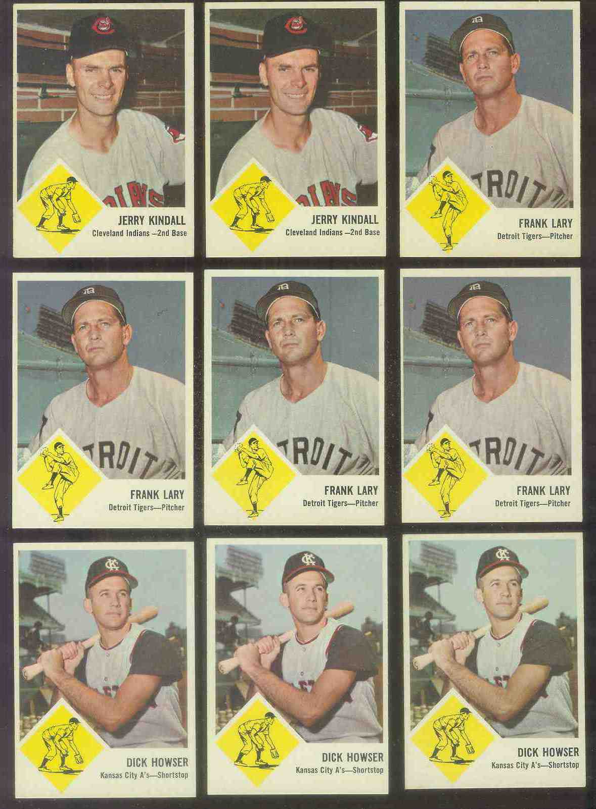 1963 Fleer #14 Frank Lary (Tigers)  cards value