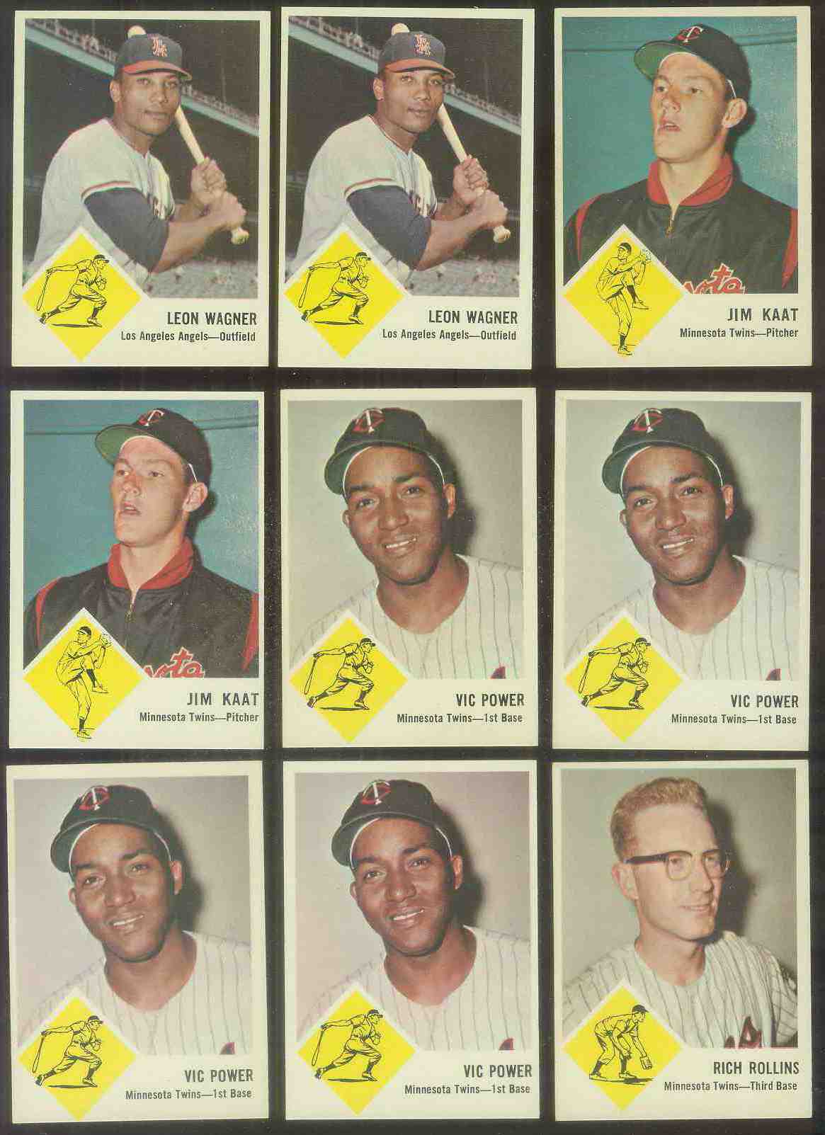 1963 Fleer #21 Leon Wagner (Angels)  cards value