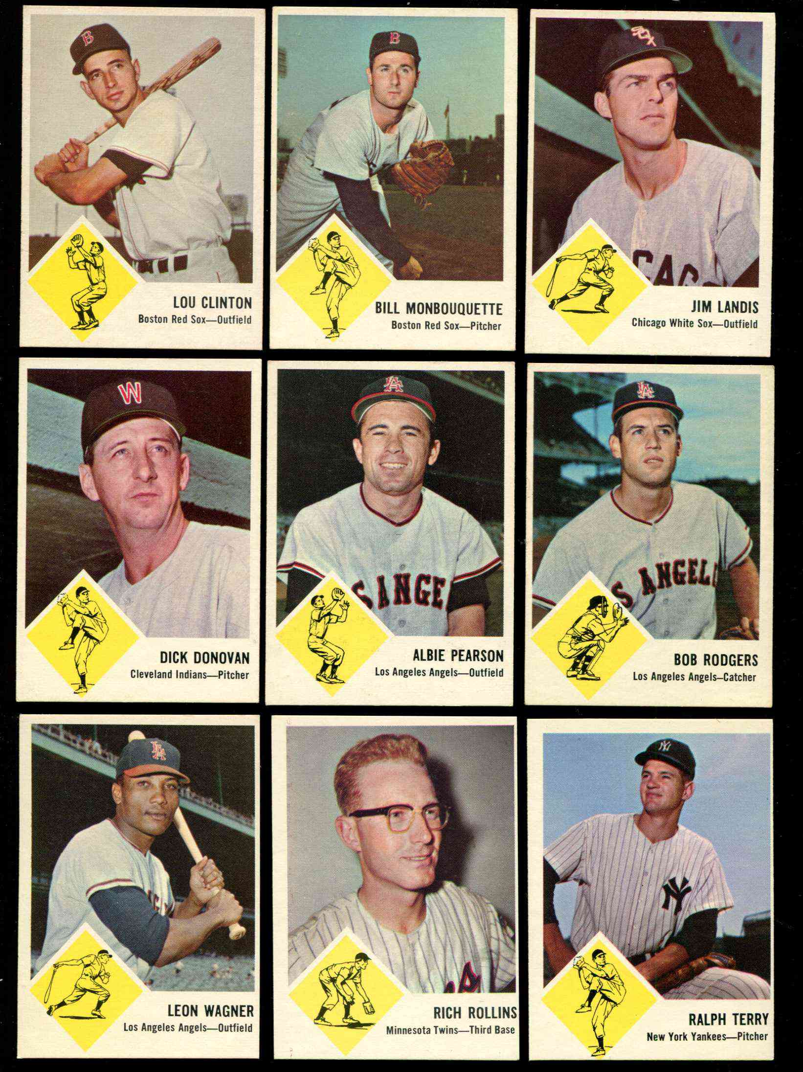 1963 Fleer # 7 Bill Monbouquette (Red Sox)  cards value