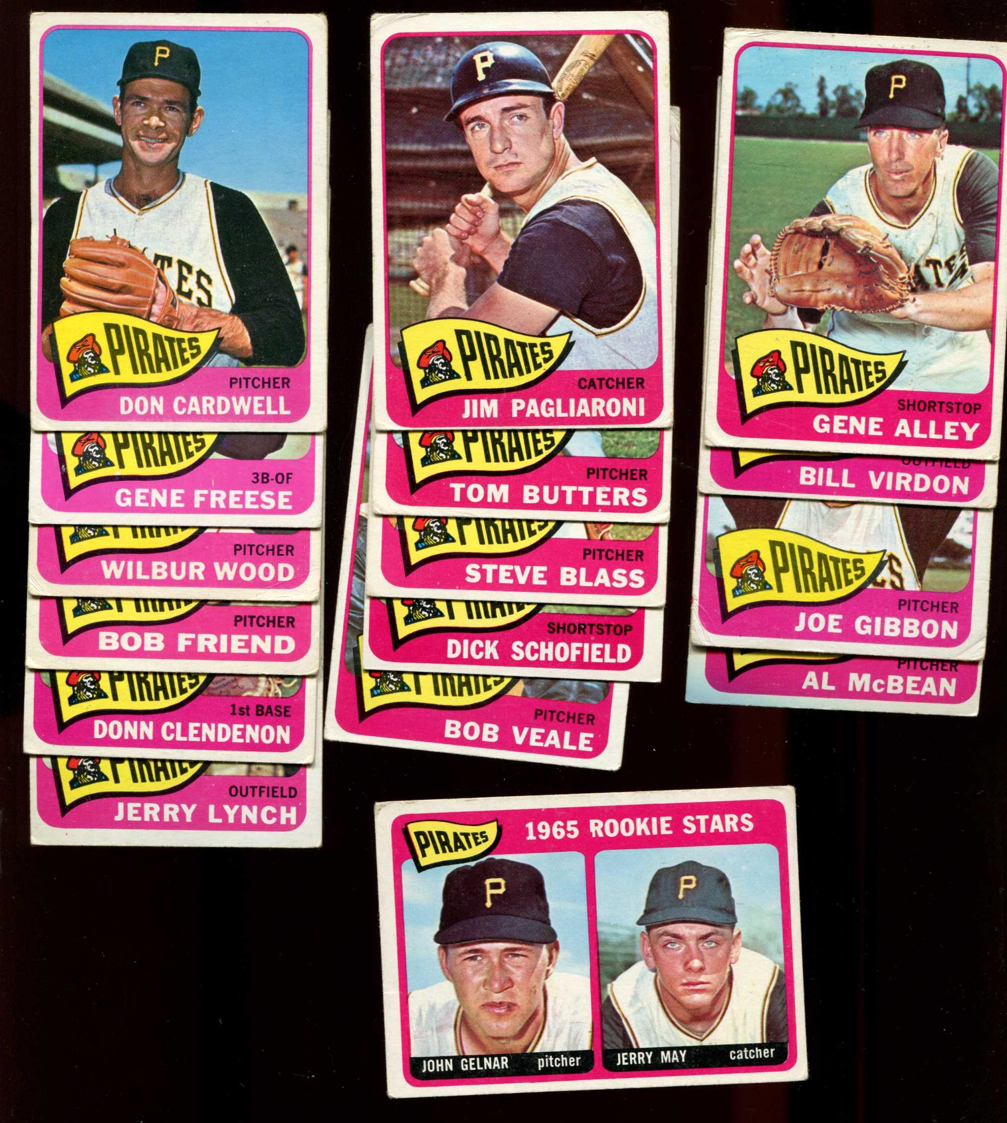 1965 Topps  - PIRATES Starter TEAM SET (23/30)  cards value