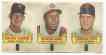 1966 Topps RUB-OFFS  - w/Frank Robinson center of uncut 3 Rub-Off strip !!