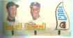 1966 Topps RUB-OFFS  - w/Joe Morgan center of uncut 3 Rub-Off strip !!!
