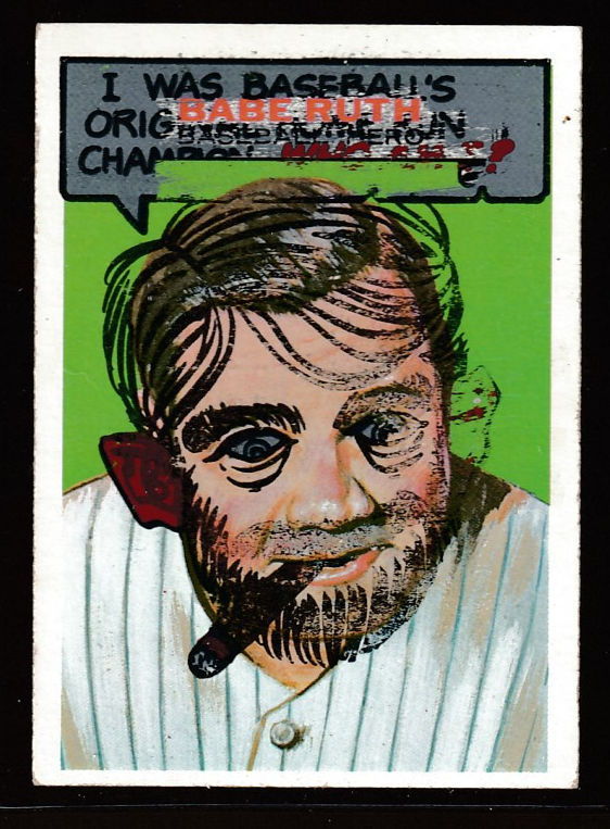 1967 Topps WHO AM I? #12 Babe Ruth (Yankees) Non-Sport cards value