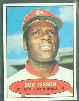 1971 Bazooka #NoNum Bob Gibson (Cardinals)  cards value