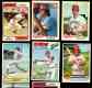 1974-1979 Topps - Lot of (10) different REDS, all Hall-of-Famers