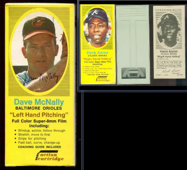1970 Action Cartridge - Dave McNally COMPLETE BOX, FILM CARTRIDGE & Guide  cards value