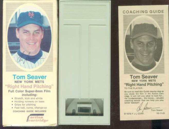 1970 Action Cartridge - Tom Seaver COMPLETE BOX, FILM CARTRIDGE & Guide  cards value
