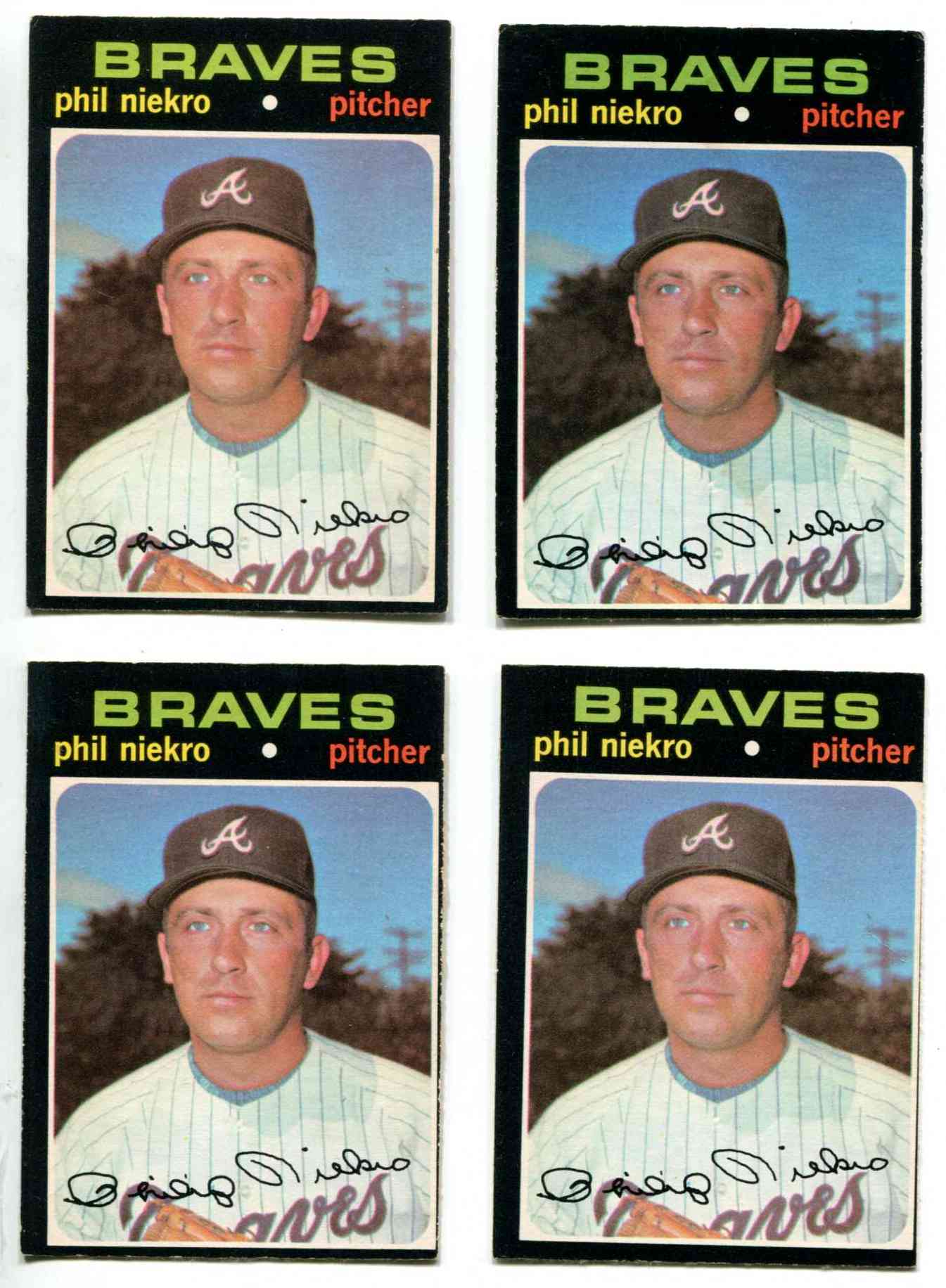 1971 O-Pee-Chee/OPC # 30 Phil Niekro (Braves)  cards value
