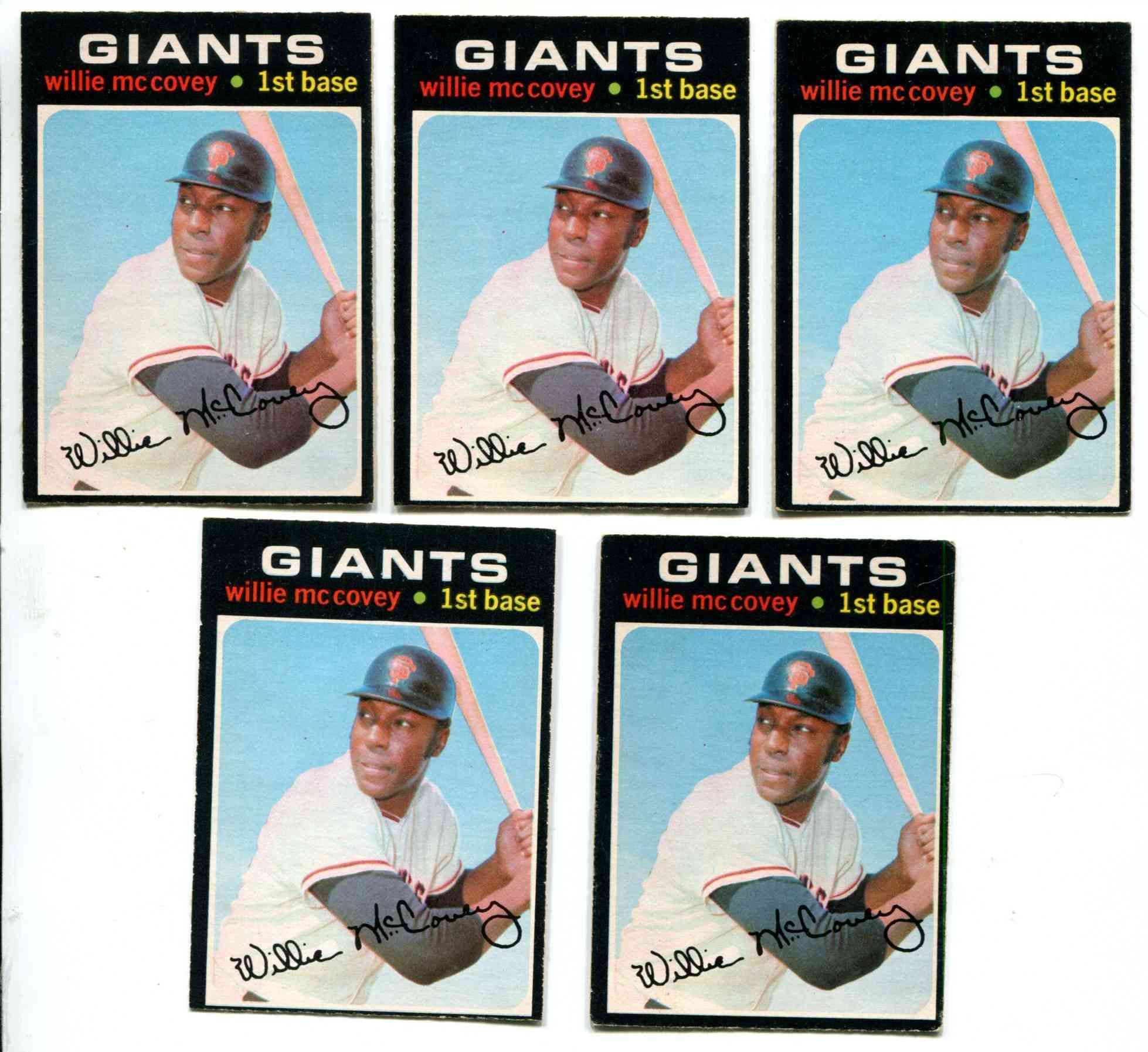 1971 O-Pee-Chee/OPC # 50 Willie McCovey (Giants)  cards value