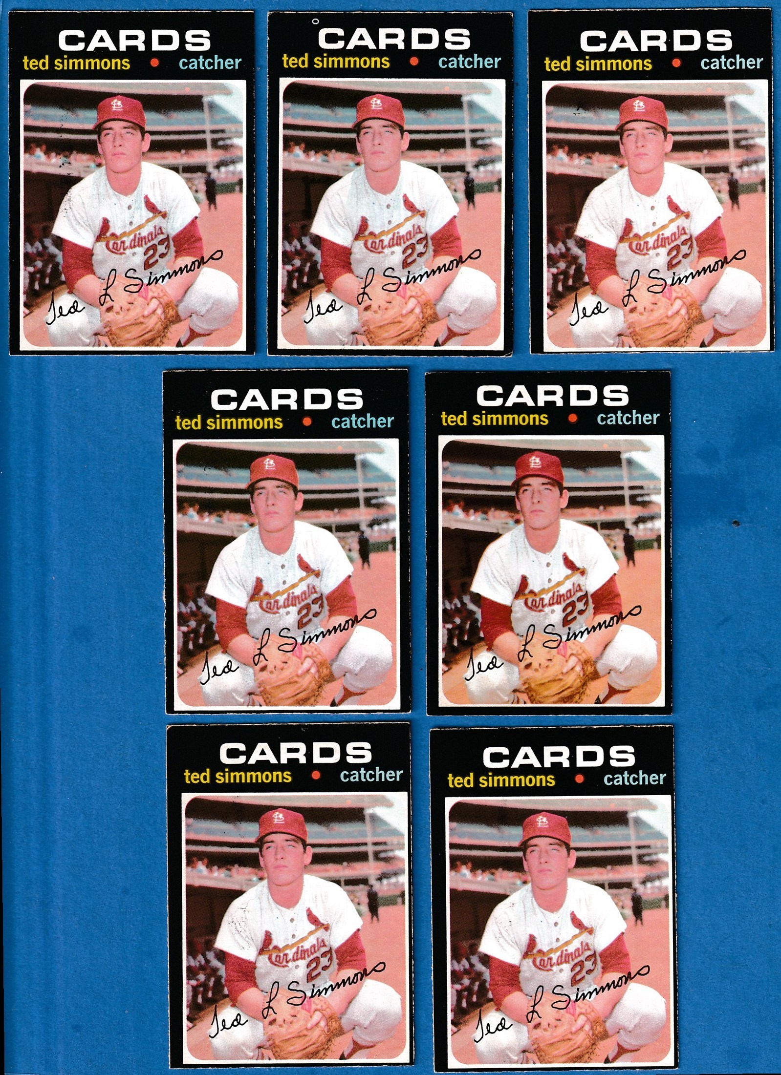 1971 O-Pee-Chee/OPC #117 Ted Simmons ROOKIE (Cardinals)  cards value