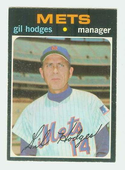 1971 O-Pee-Chee/OPC #183 Gil Hodges MGR (Mets)  cards value
