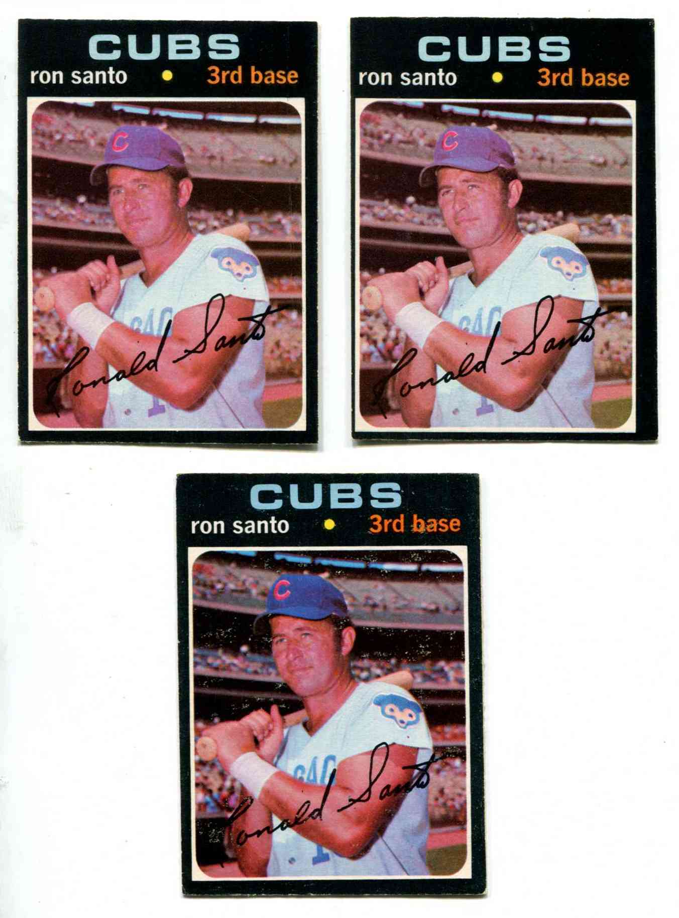 1971 O-Pee-Chee/OPC #220 Ron Santo (Cubs)  cards value