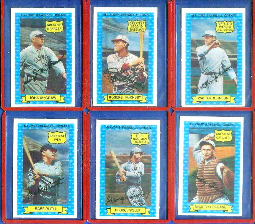 1972 Kellogg's All-Time Greats # 6 Babe Ruth (Yankees)  cards value