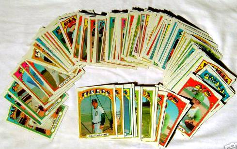 1972 Topps - Lot (300) mostly diff commons,Teams,Minors,Regional Stars...  cards value
