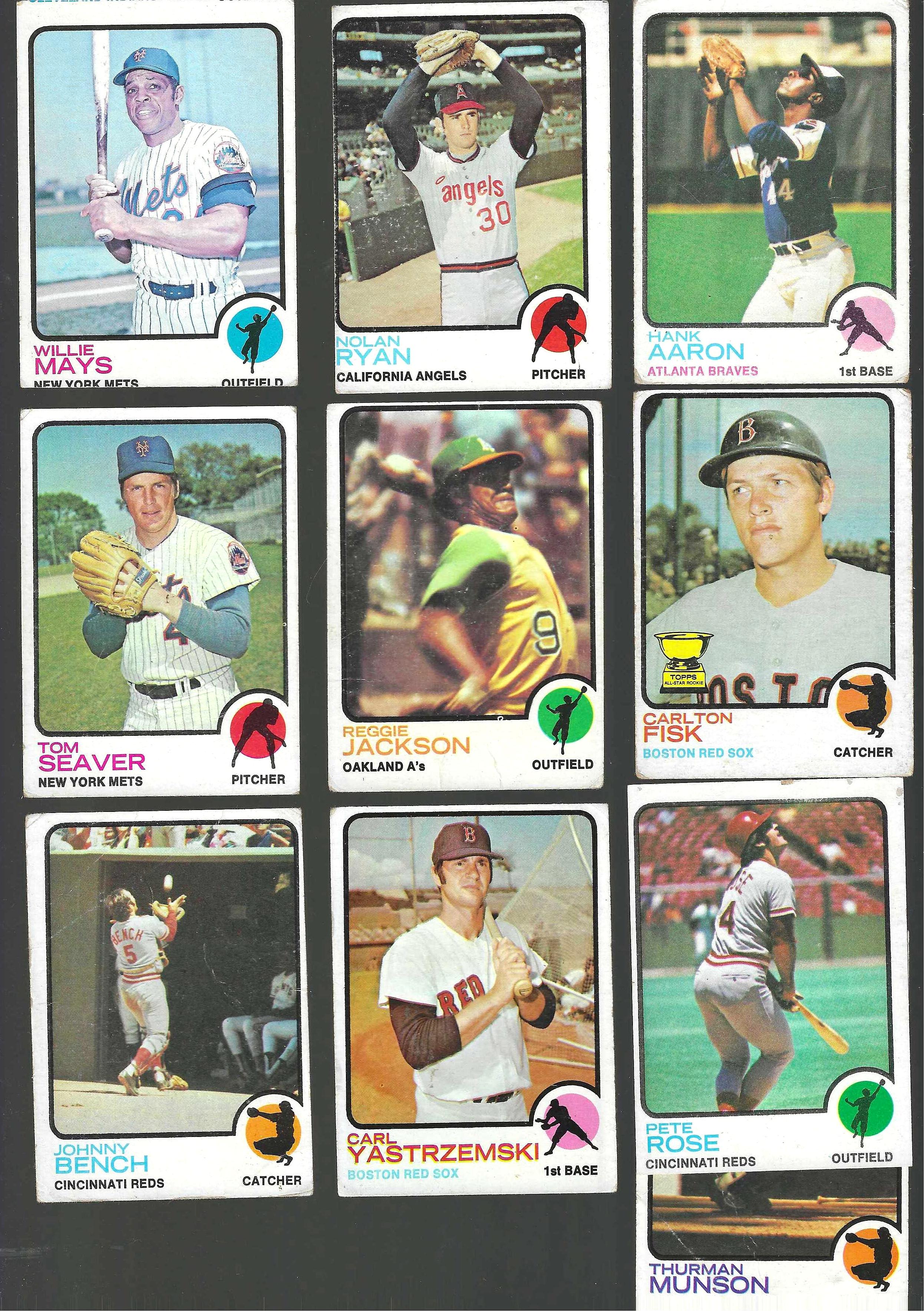 1973 Topps - Starter Set/Lot (146) different PACKED WITH HALL-of-FAMERS  cards value