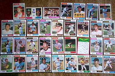 1973 Topps - Nice higher grade LOT - (300) diff. w/Team cards & minors !!!  cards value