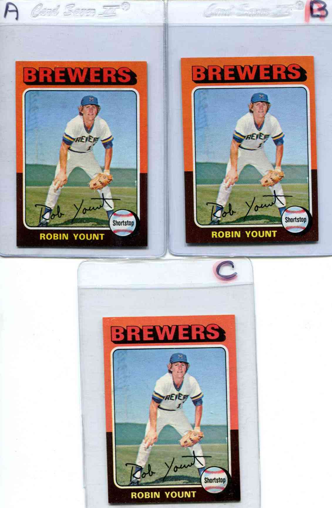 1975 Topps MINI #223 Robin Yount ROOKIE (Brewers)  cards value
