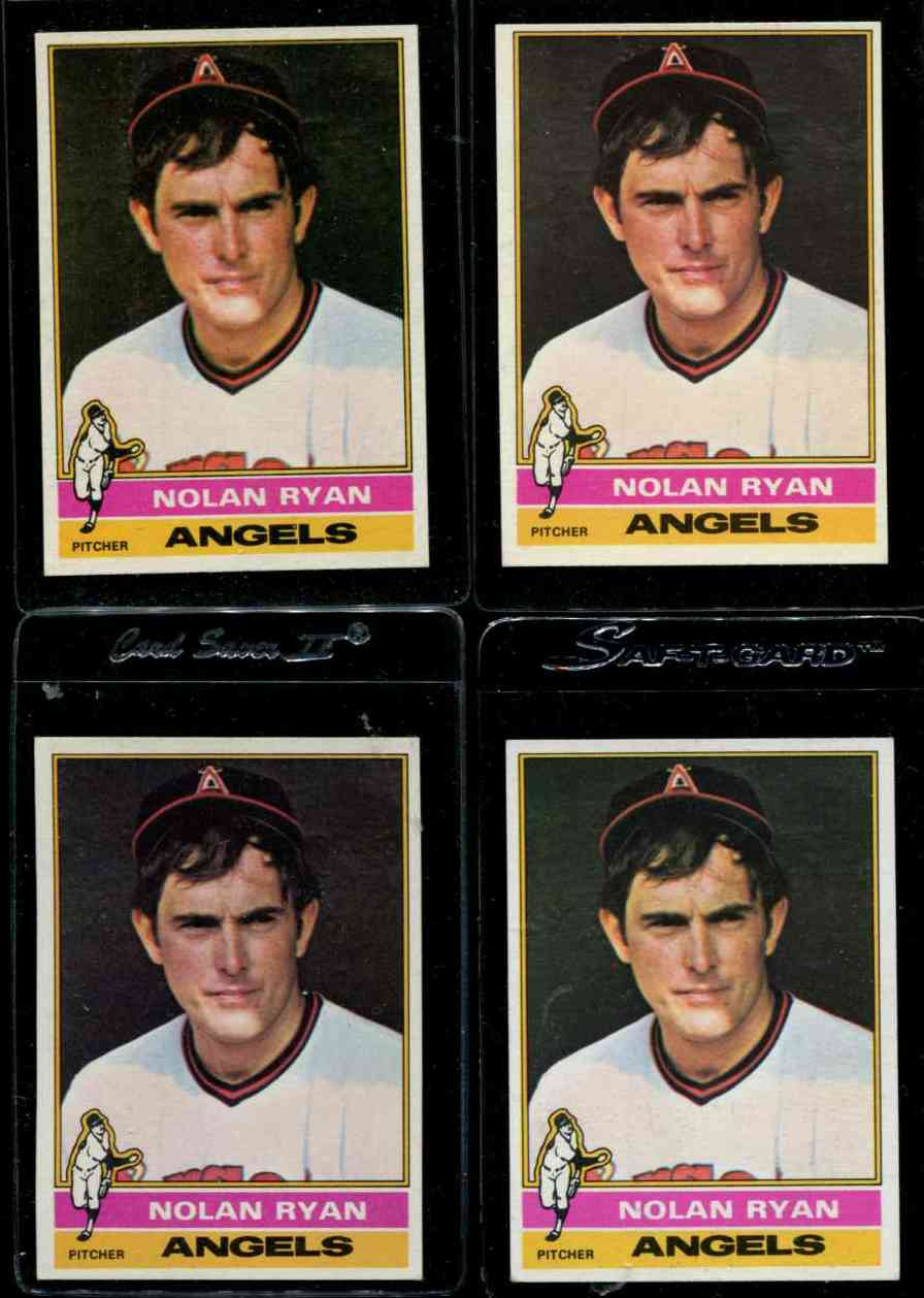 1976 Topps #330 Nolan Ryan (Angels)  cards value