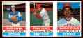 1976 Hostess PANEL # 85-86-87 TONY PEREZ/Lee Capra/Dwight Evans