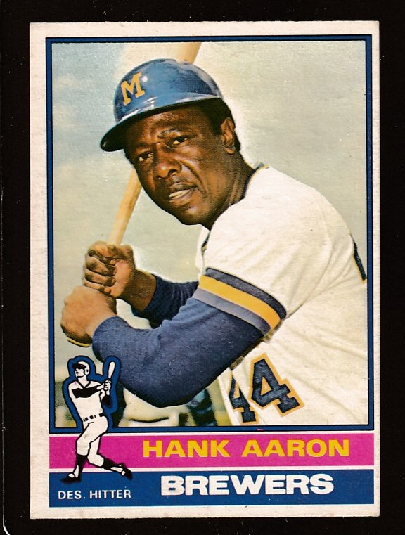 1976 O-Pee-Chee/OPC #550 Hank Aaron (Brewers)  cards value