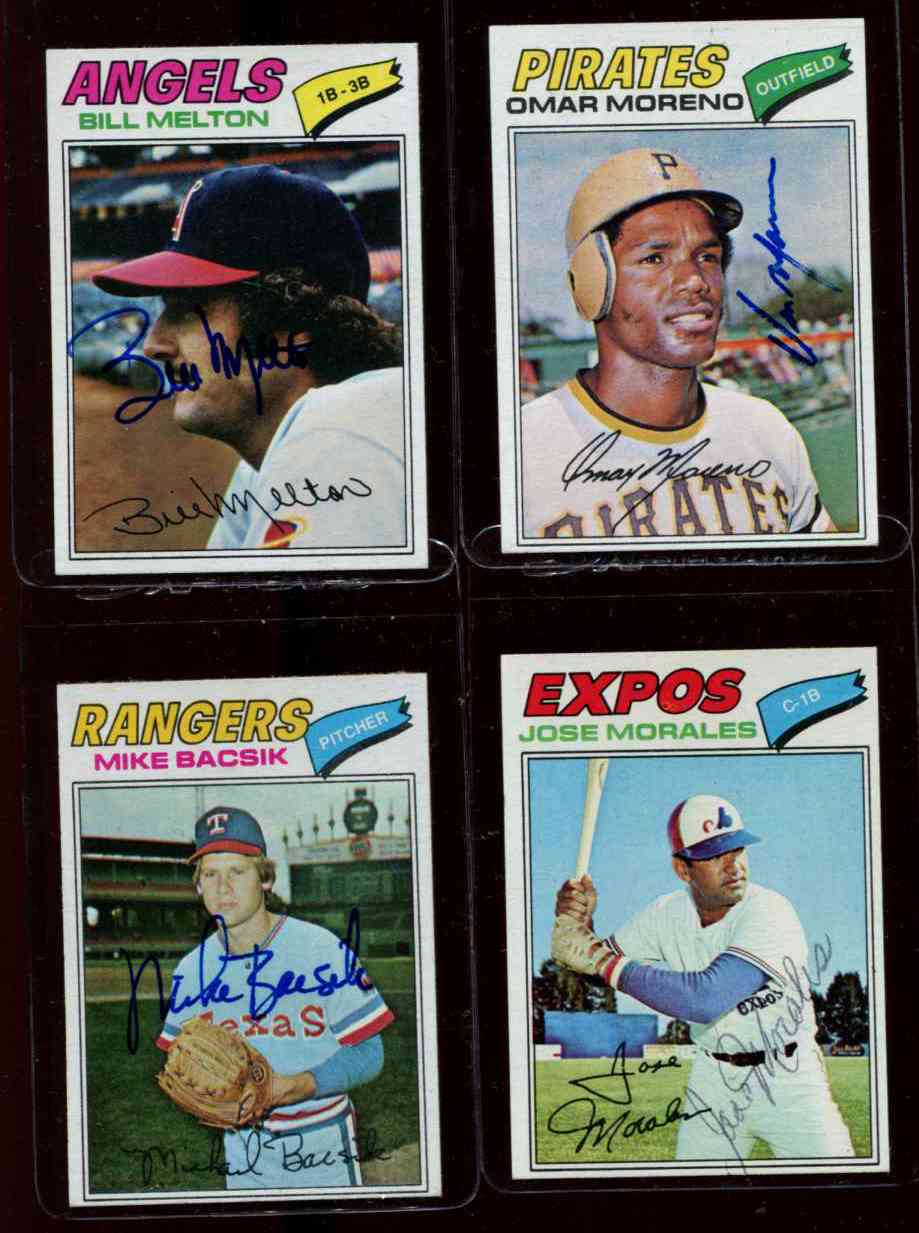 AUTOGRAPHED: 1977 Topps #107 Bill Melton w/PSA/DNA Auction LOA [#t](Angels)  cards value