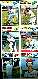 1977 Topps  -  UNCUT 6-card PANEL with Toby Harrah (Senators)