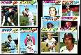 1977 Topps  -  UNCUT 2-card PANELs - Lot of (5) different