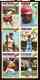 1977 Topps  -  UNCUT 6-card PANEL with Johnny Bench ! (Reds)