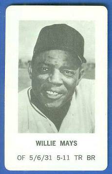 1970 Milton Bradley - Willie Mays  cards value