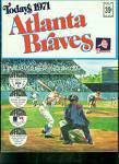 Braves - 1971 Dell MLB Stamp Album - Complete w/24 NM/MINT Stamps  cards value
