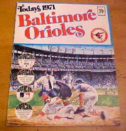 Orioles - 1971 Dell MLB Stamp Album - Complete w/24 NM/MINT Stamps  cards value