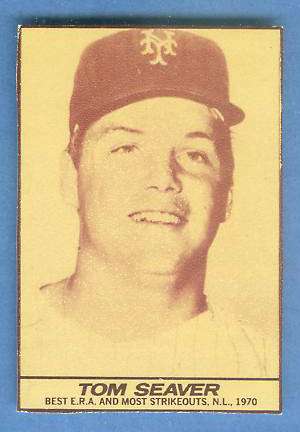 1971 Milk Duds - Tom Seaver (Mets)  cards value