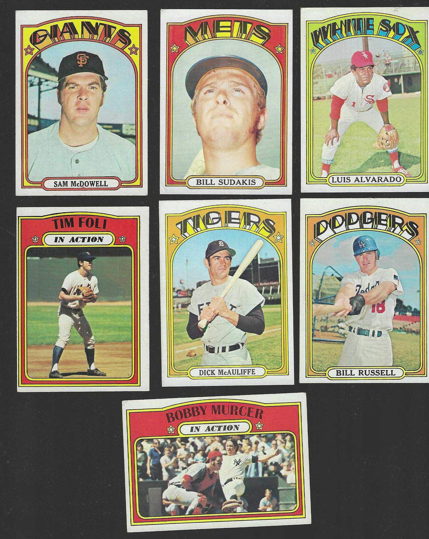 1972 Topps #725 Dick McAuliffe SCARCE HIGH # (Tigers)  cards value