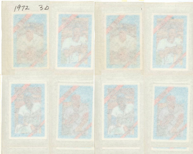 1972 Kellogg's UNOPENED  - Lot of (10) different  cards value