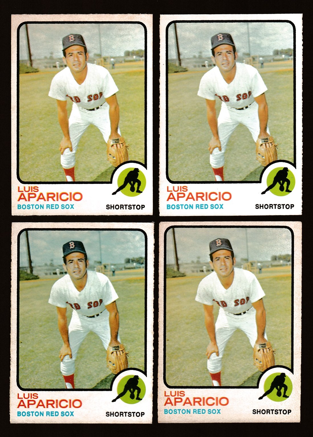 1973 O-Pee-Chee/OPC #165 Luis Aparicio (Red Sox)  cards value