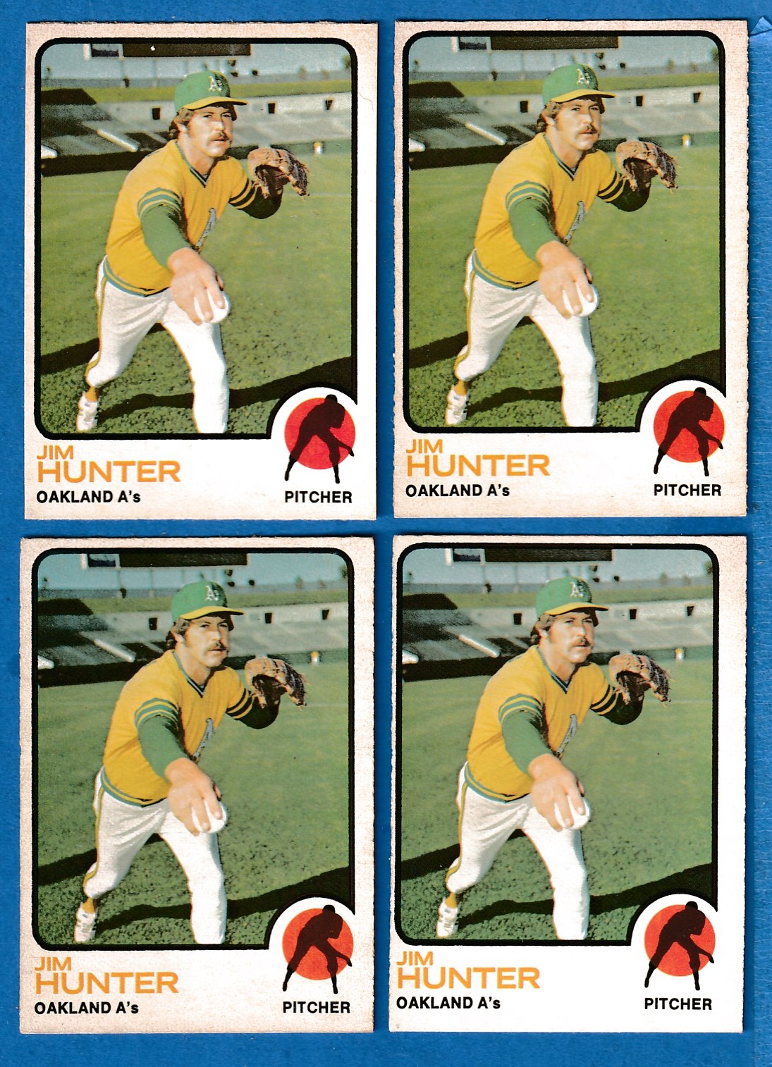 1973 O-Pee-Chee/OPC #235 Jim Hunter (A's)  cards value