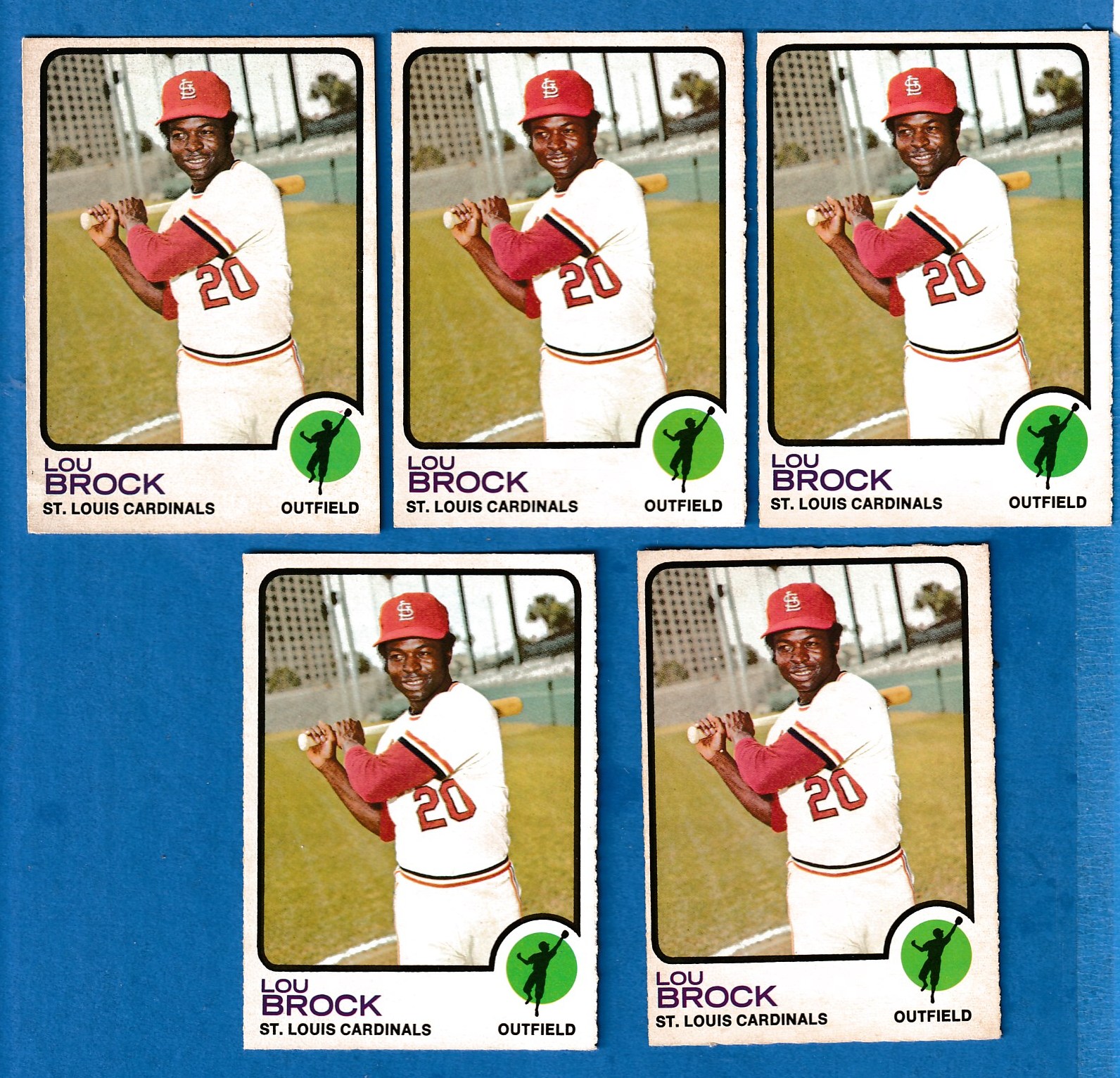 1973 O-Pee-Chee/OPC #320 Lou Brock (Cardinals)  cards value