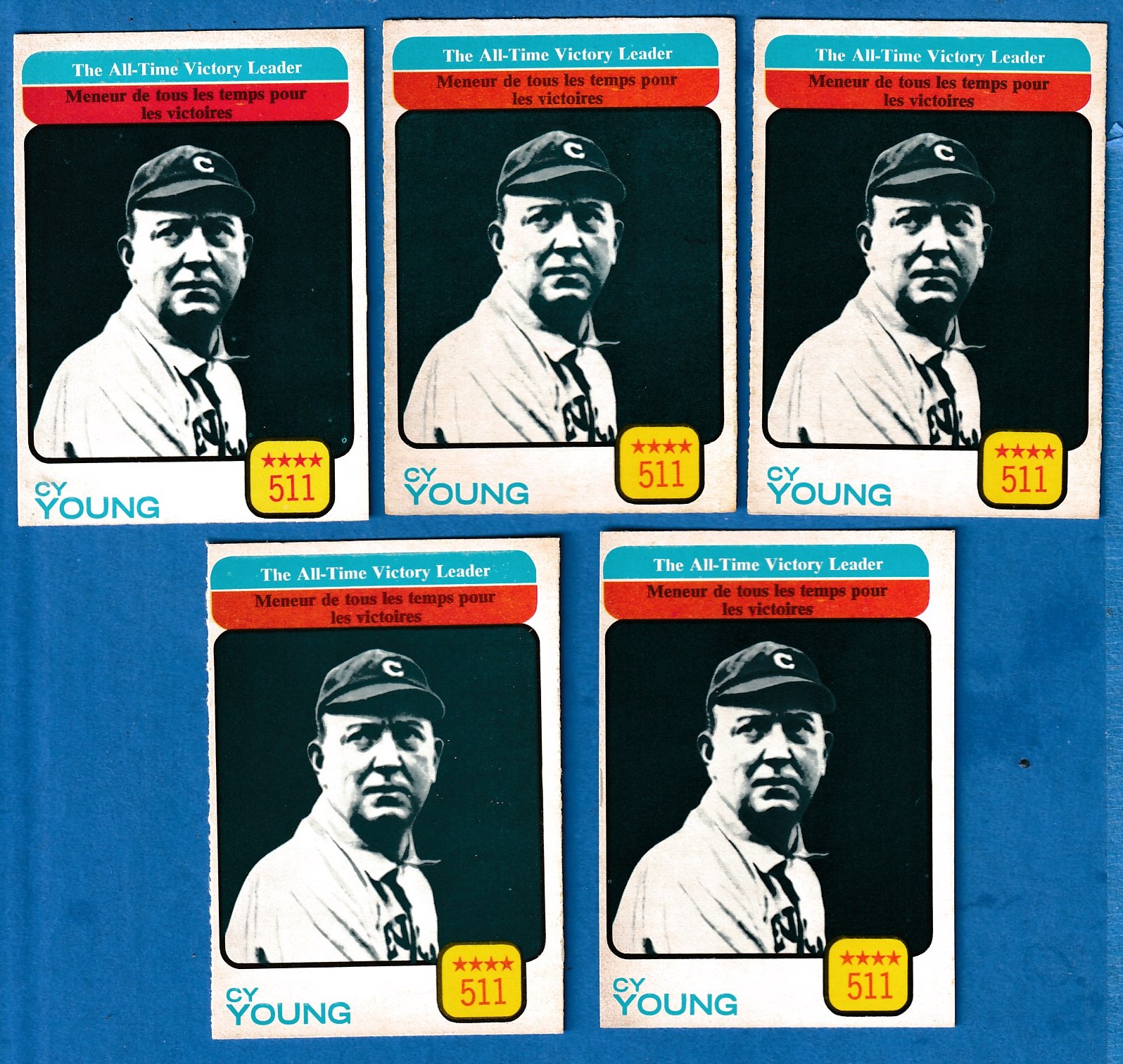 1973 O-Pee-Chee/OPC #477 Cy Young All-Time Leaders (511 Victories)  cards value