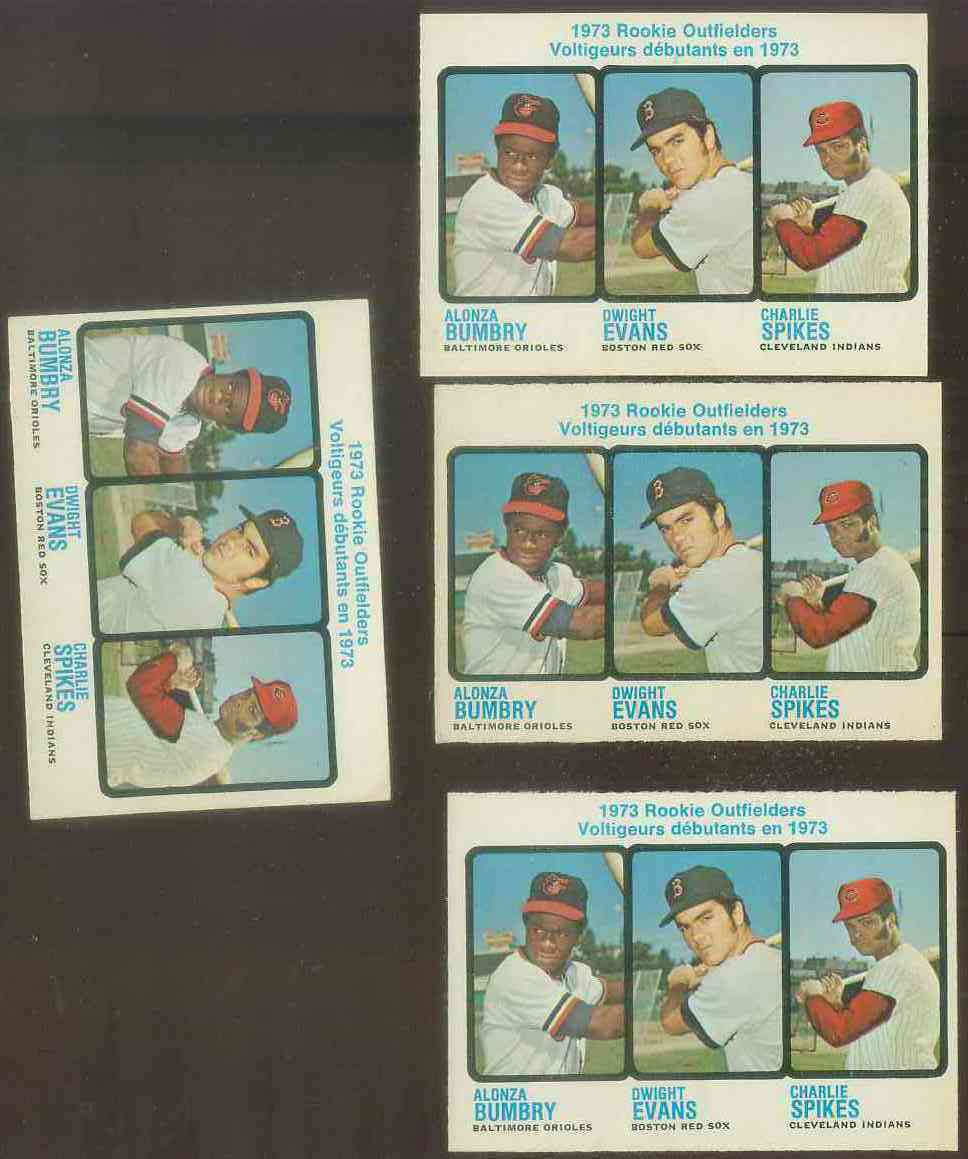 1973 O-Pee-Chee/OPC #614 Dwight Evans ROOKIE [#]  cards value