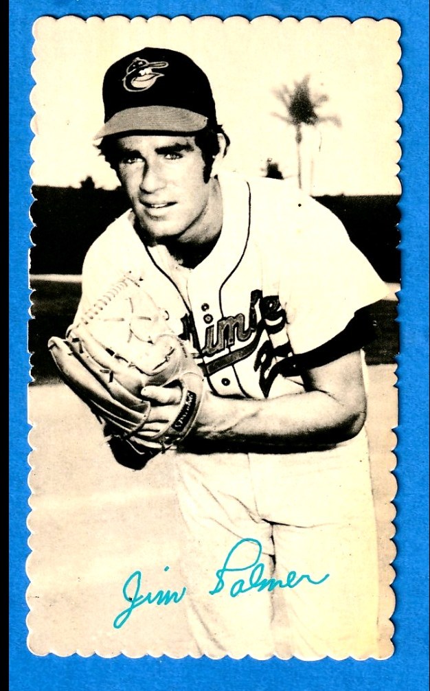 1974 Topps DECKLE EDGE #45 Jim Palmer [WB] (Orioles)  cards value