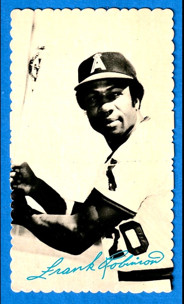 1974 Topps DECKLE EDGE #66 Frank Robinson [WB] (Angels)  cards value