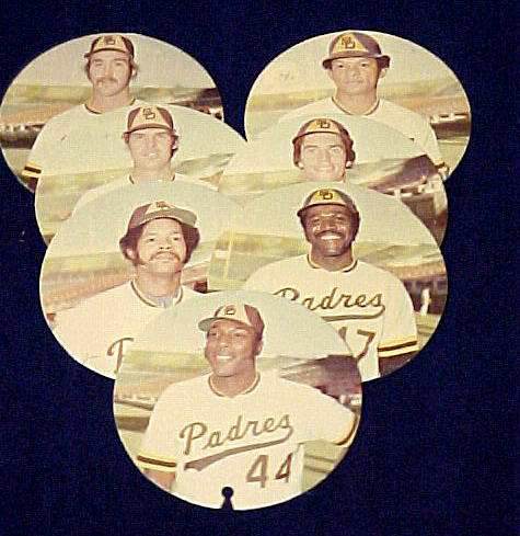 1974 McDonald's Padres - .LOT of (7) Different Discs with WILLIE McCOVEY  cards value