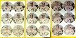 1974 McDonald's Padres  - LOT of (7) different COMPLETE SHEETS
