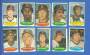 Angels - 1974 Topps Stamps COMPLETE TEAM SET (10 stamps)